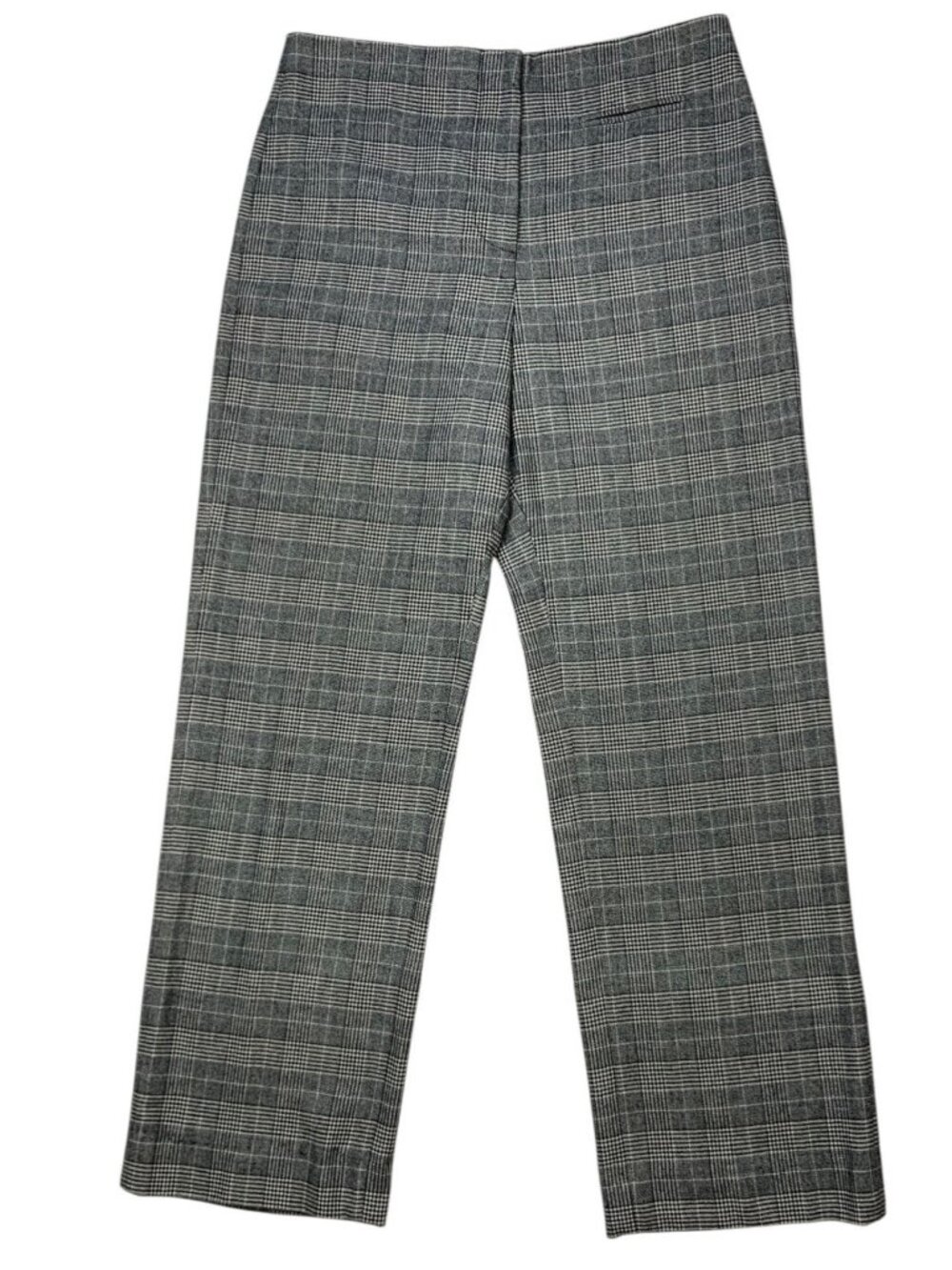 Alexander Wang Wool Blend Plaid Trouser Pants 6 Straight Leg Fall Fashion